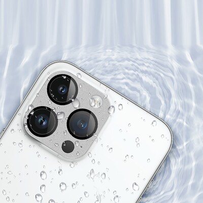 SaharaCase ZeroDamage Camera Lens Protector for Apple iPhone 14 Pro and iPhone 14 Pro Max, Silver, 2/Pack (ZD00103)