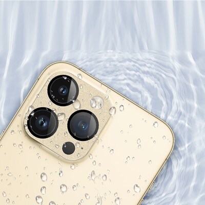 SaharaCase ZeroDamage Camera Lens Protector for Apple iPhone 14 Pro and iPhone 14 Pro Max, Gold, 2/Pack (ZD00104)