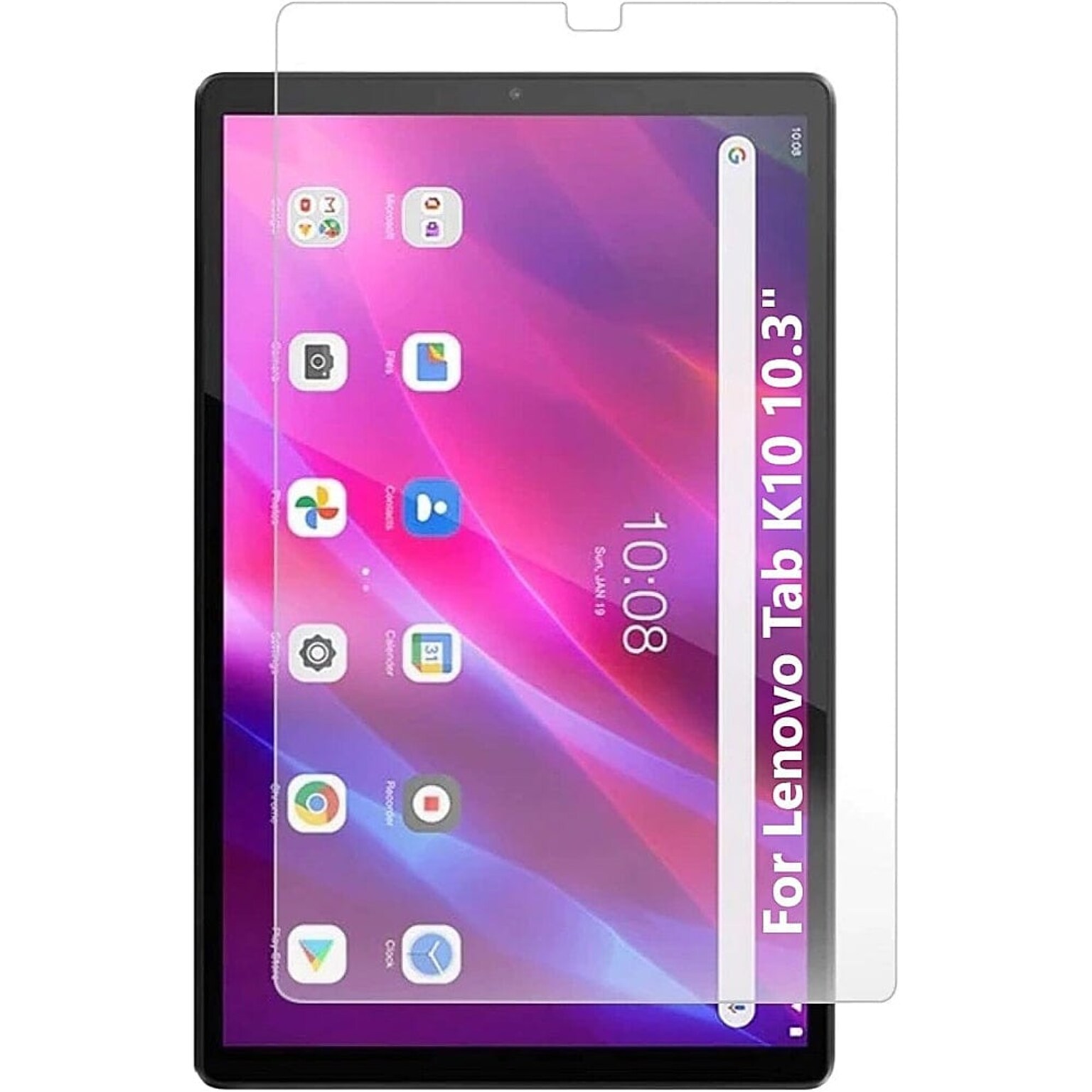 SaharaCase  ZeroDamage Tempered Glass Screen Protector for Lenovo Tab K10, Clear (ZD-T00027)