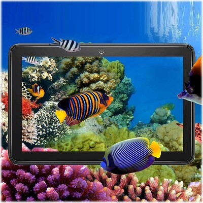 SaharaCase  ZeroDamage Ultra Strong+ HD Tempered Glass Screen Protector for Amazon Fire 7 (2022), Clear (ZD-T00028)