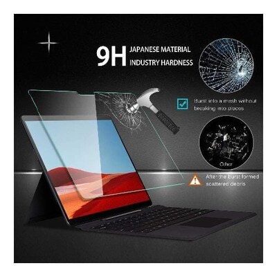 SaharaCase  Tempered Glass Screen Protector for Microsoft Surface Pro X and Surface Pro 8, Clear (ZD-TP-MS-PX)