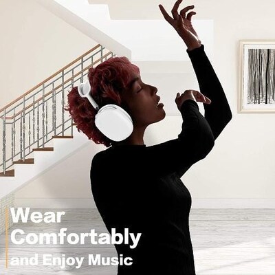 SaharaCase Liquid Silicone Cover Case for Apple AirPods Max, White (HP00003)