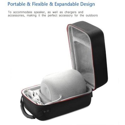 SaharaCase Travel Carry Case for Apple HomePod, Black