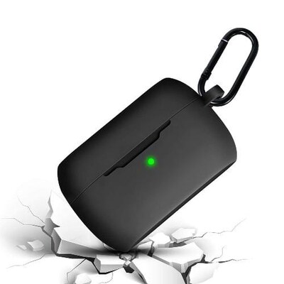 SaharaCase Silicone Case for Jabra Elite 85t Earbuds, Black (HP00023)