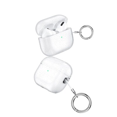 SaharaCase Sparkle Series Case for Apple AirPods Pro 2 (2nd Generation), Clear (HP00068)