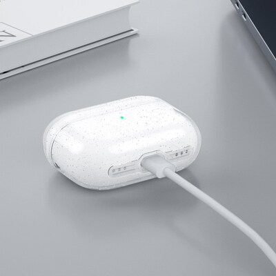 SaharaCase Sparkle Series Case for Apple AirPods Pro 2 (2nd Generation), Clear (HP00068)