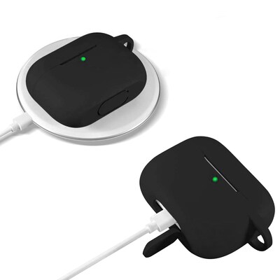 SaharaCase Silicone Case for Apple AirPods 3 (3rd Generation 2021), Black (HP00071)