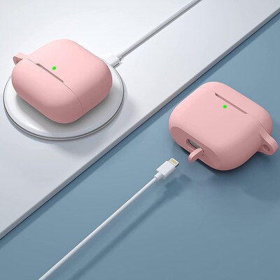 SaharaCase Silicone Case for Apple AirPods 3 (3rd Generation 2021), Pink (HP00072)