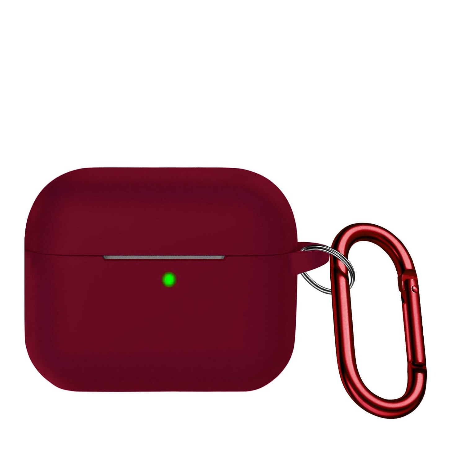 SaharaCase Silicone Case for Apple AirPods 3 (3rd Generation 2021), Burgundy (HP00074)