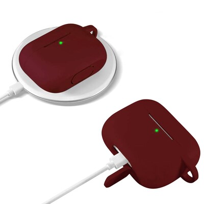 SaharaCase Silicone Case for Apple AirPods 3 (3rd Generation 2021), Burgundy (HP00074)