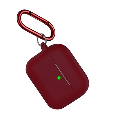 SaharaCase Silicone Case for Apple AirPods 3 (3rd Generation 2021), Burgundy (HP00074)