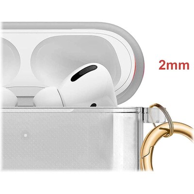 SaharaCase Hybrid Flex Series Case for Apple AirPods 3 (3rd Generation), Transparent Black (HP00078)