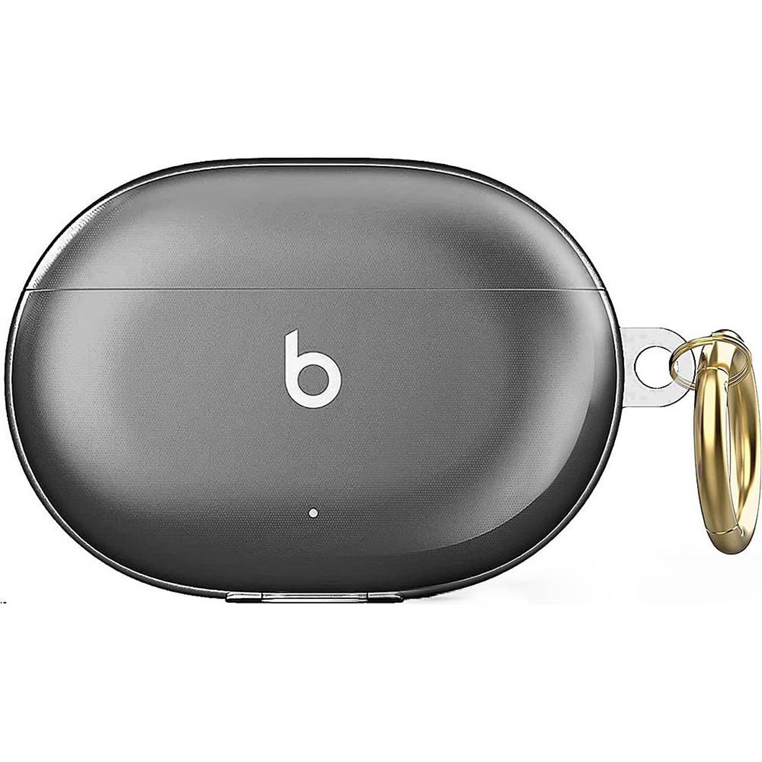 SaharaCase Hybrid Flex Case for Beats by Dr. Dre Studio Buds, Transparent Black (HP00104)