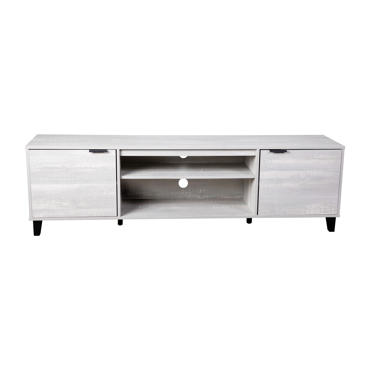 Flash Furniture Nelson Mid Century Modern TV Stand, Screens up to 60, Gray (ZG12970GY)