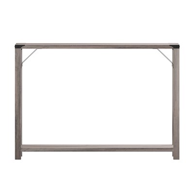 Flash Furniture Wyatt 43" x 11.5" 2 Tier Console Entry Table, Gray Wash (ZG038GY)