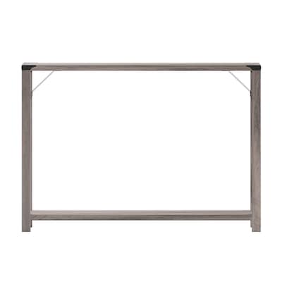 Flash Furniture Wyatt 43" x 11.5" 2 Tier Console Entry Table, Gray Wash (ZG038GY)