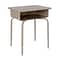 Flash Furniture Billie 24W Student Desk with Open Front Metal Book Box, Gray Granite/Silver (FDDESK