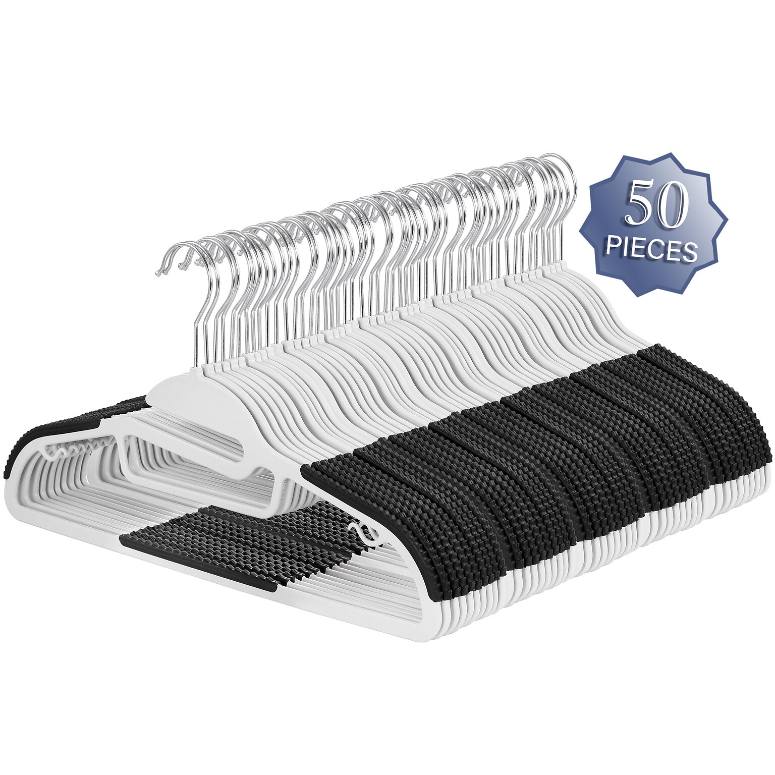 Elama Home Cloths Hanger, Non-Slip, 50 Piece Set (935117646M)