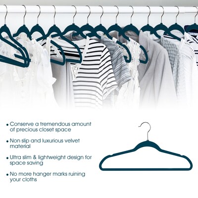 Elama Home Cloths Hanger, Slim Profile, 30 Piece Set (935117360M)