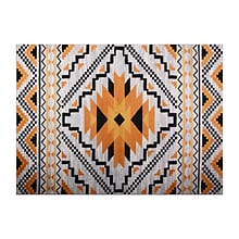 Flash Furniture Payson Collection Olefin and Cotton 84 x 60 Rectangular Machine Made Area Rug, Ora