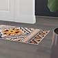 Flash Furniture Payson Collection Olefin and Cotton 84" x 24" Runner Machine Made Area Rug, Orange Multi (OKB7147A27OR)