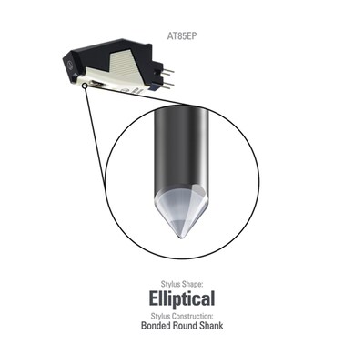 Audio-Technica Turntable Cartridge, Black (AT85EP)