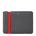 Acme Made StretchShell Skinny Neoprene Laptop Sleeve, Large, Grey/Orange (AM10721)