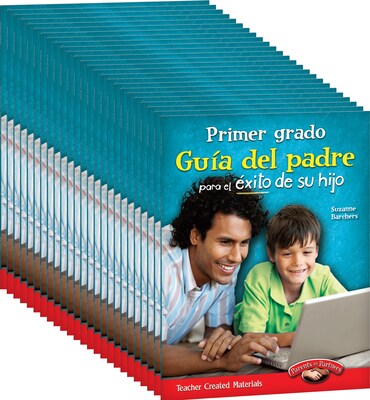 Teacher Created Materials First, Grade Spanish Parent Guide for Your Child's Success 25-Book Set (24695)