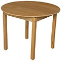 Wood Designs 36 Round Hardwood Table with 29 Legs (83629)