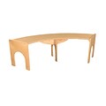 Wood Designs Curved Bench 48W x 10H (991160-48W10H)