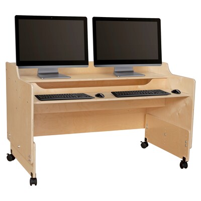 Contender™ Mobile Computer Desk- 48W - RTA