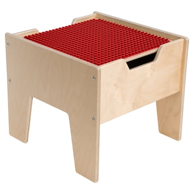 Contender™ 2-N-1 Activity Table with Red DUPLO™ Compatible Top - RTA (C991300-PR)