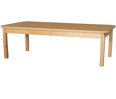 Wood Designs 30 x 72 Rectangle High Pressure Laminate Table with Hardwood Legs-29 (HPL307229)