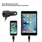 Puregear 3.4A Car Charger for Apple Lightning Devices – Includes Additional USB Port for Simultaneous Device Charging, Black