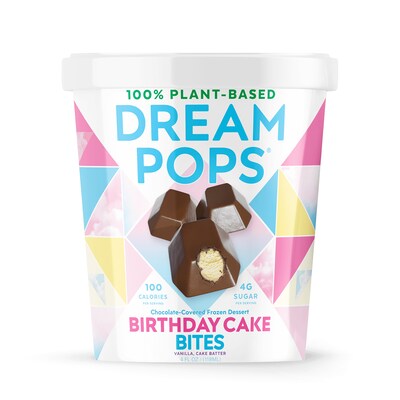 Dream Pops Bites Birthday Cake, 4 oz., 12/Pack (345-00030)