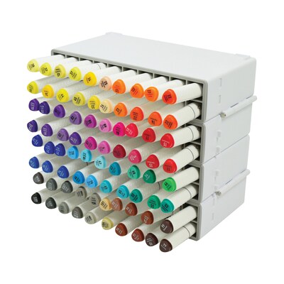 Deflecto Expandable Accordion Marker Organizer, White (29133CR)