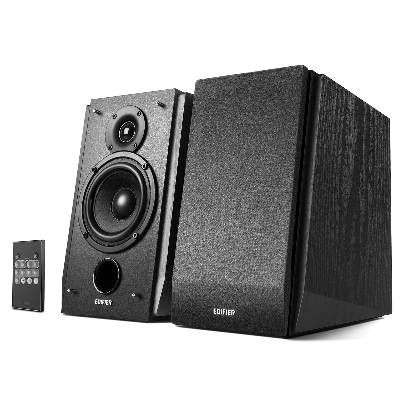 Edifier R1850DB 70-Watt-RMS Amplified Bluetooth Bookshelf Speaker System with Sub Out, Black (EEC4003295)