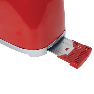 VETTA 2-Slice Extra-Wide-Slot Retro Toaster, Red (VTS-201RRD)