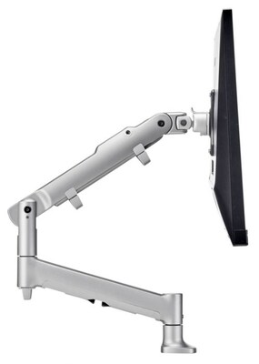 Atdec Adjustable Monitor Arm Desk Mount, Silver, Up to 20 lbs. (AWMS-DB-F-S)