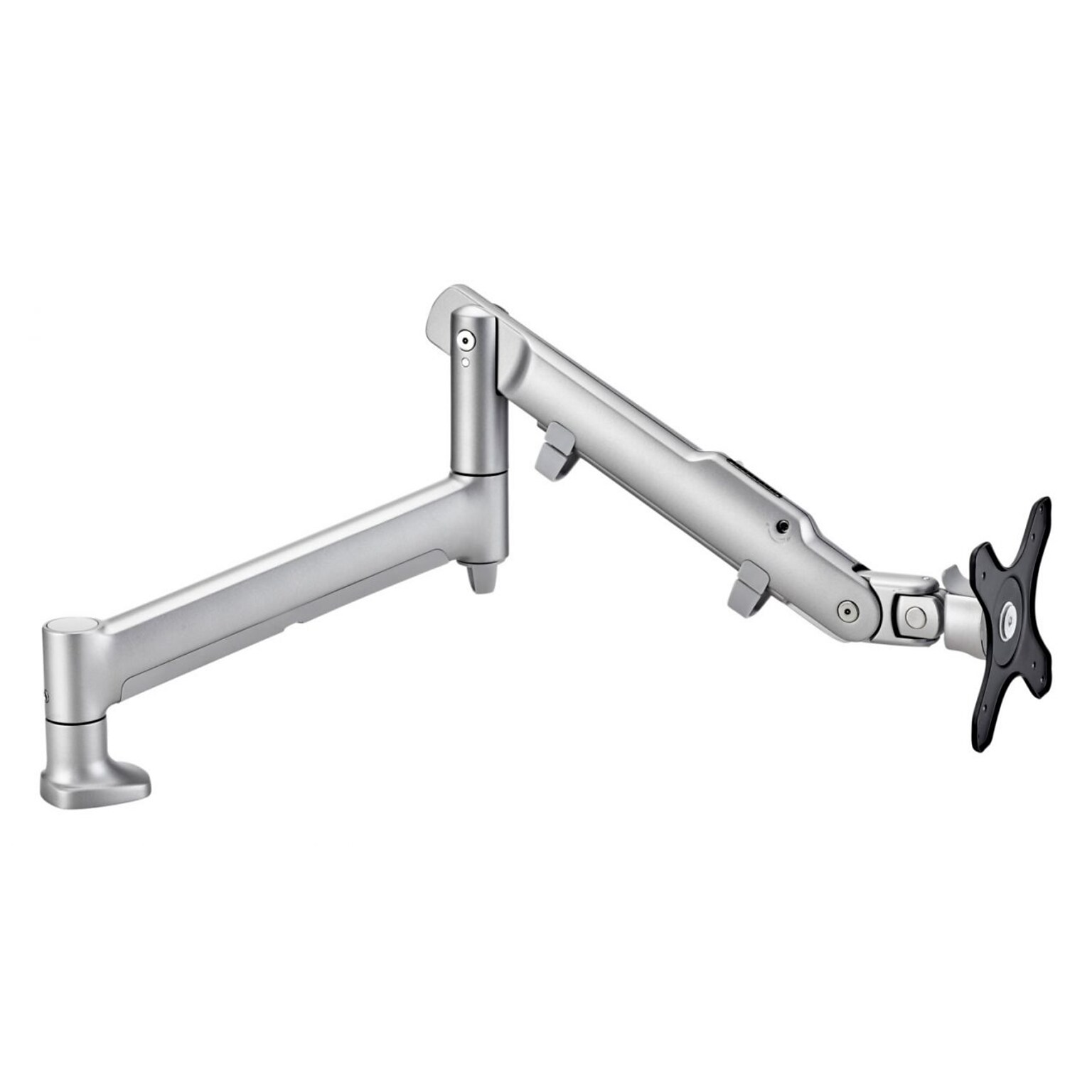 Atdec Adjustable Monitor Arm Desk Mount, Silver, Up to 20 lbs. (AWMS-DB-F-S)