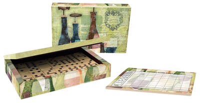 LANG BOTTLES & GLASSES DOMINO SET (2184000)
