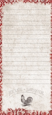 LANG CARDINAL ROOSTER MINI LIST PAD (4005196)