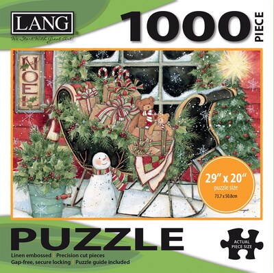 LANG SANTAS SLEIGH PUZZLE - 1000 PC (5038020)