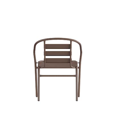 Flash Furniture Lila Restaurant Stack Chair, Bronze (TLH017CBZ)