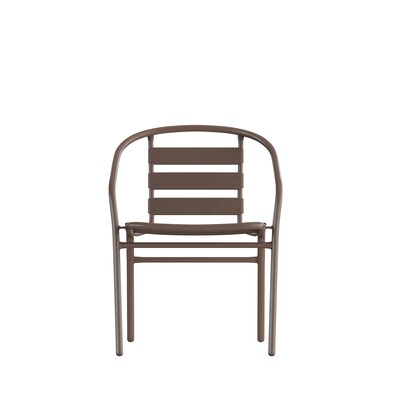 Flash Furniture Lila Restaurant Stack Chair, Bronze (TLH017CBZ)
