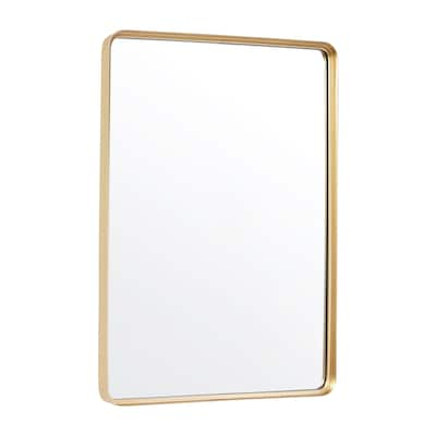 Flash Furniture Ava Deep Framed Wall Mirror, 30x 40 Gold (HMHD22M138YBGLD)