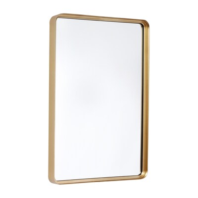 Flash Furniture Janinne Deep Framed Wall Mirror, 20x 30 Gold (HMHD9M2999GDGLD)