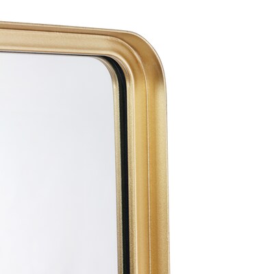 Flash Furniture Janinne Deep Framed Wall Mirror, 20"x 30" Gold (HMHD9M2999GDGLD)