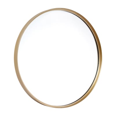 Flash Furniture Jennifer Deep Framed Wall Mirror, 27.5 Gold (HMHD9M3000GDGLD)