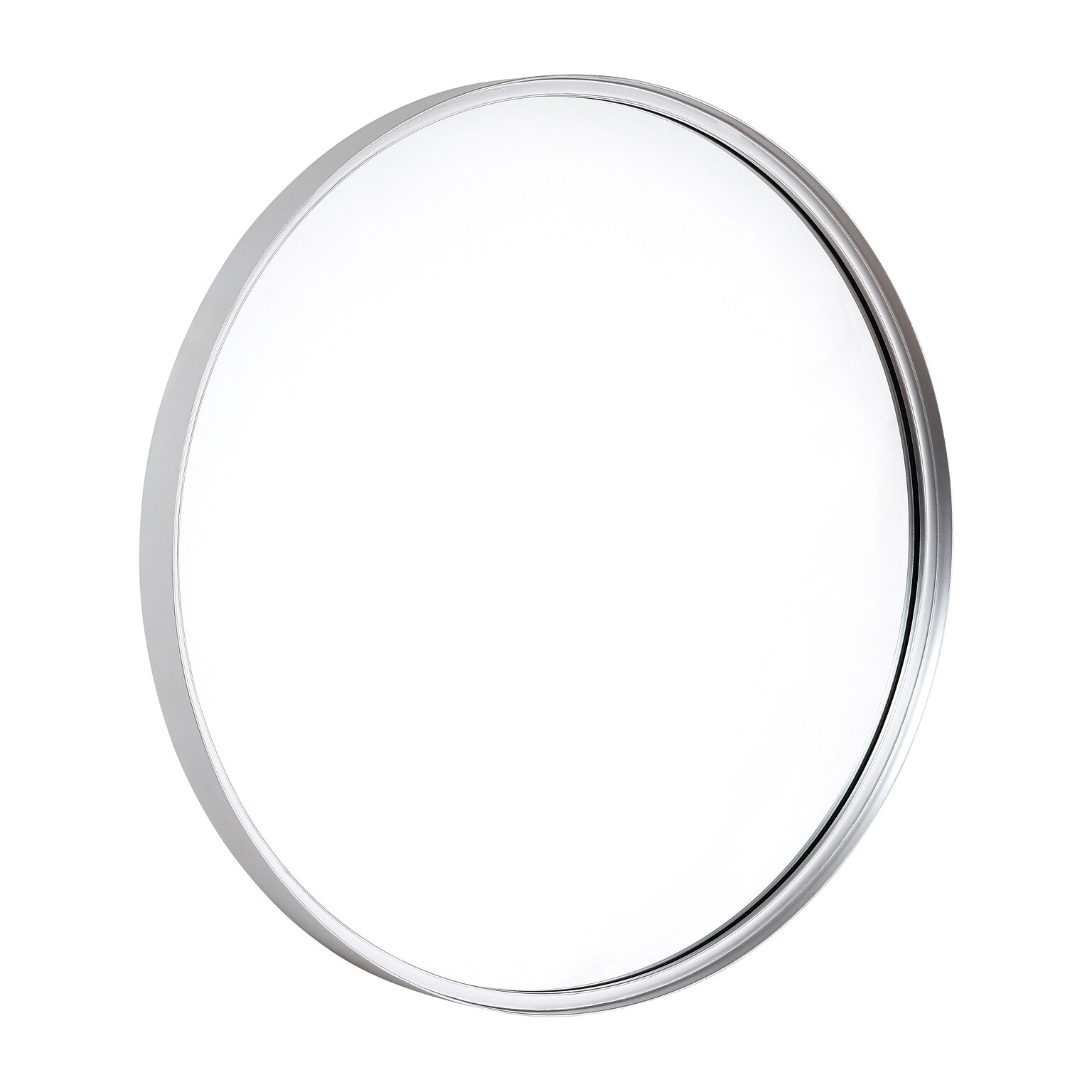 Flash Furniture Jennifer Deep Framed Wall Mirror, 27.5 Silver (HMHD9M3000SLSLV)